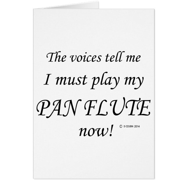 Pan Flute Voices dice que debe tocar (Frente)