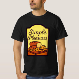 Pan Fresco Sencillo Satisfacción Camiseta Confort