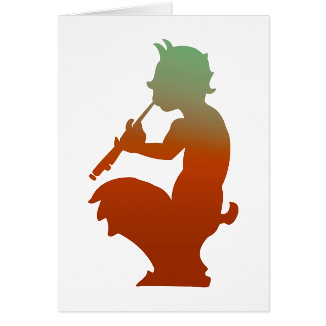 Pan sátiro flauta flute (Frente)