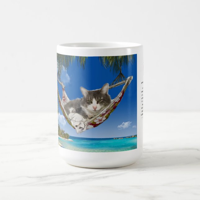 pana de la taza 15oz en el gato del Caribe en (Centro)