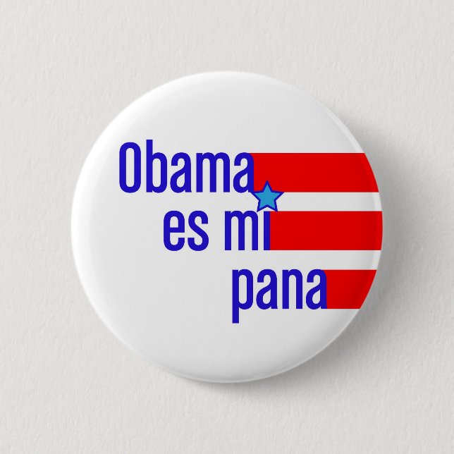pana de obama es MI - botón (Anverso)