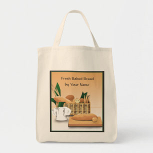 Panadería Bolsa de Pan al horno Tote Bag