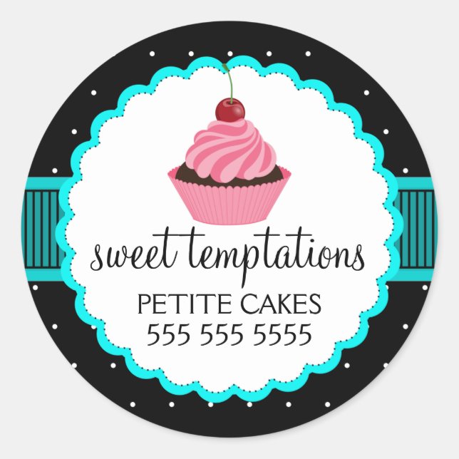 Panadería caprichosa pastelería Turquesa Sellos de (Anverso)