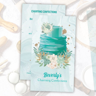 Panadería Confección Tarjetas de Negocio Blancas V