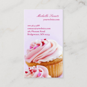 Panadería Cupcakes - Tarjeta de presentación