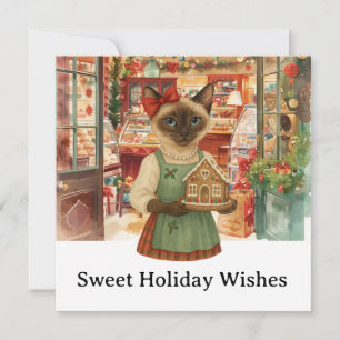 Panadería de Navidad de Gatos para Amantes de los 