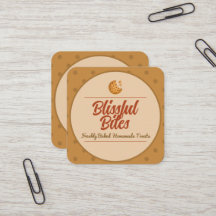 Panadería de pan Cocina Tarjeta de visita cuadrada
