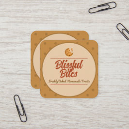 Panadería de pan Cocina Tarjeta de visita cuadrada
