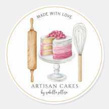 Panadería Pastelería Chef Baker Etiquetas de produ