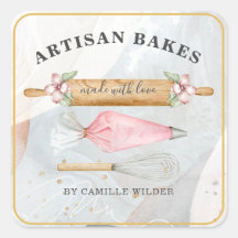 Panadería Pastry Chef Bakers Herramientas Etiqueta