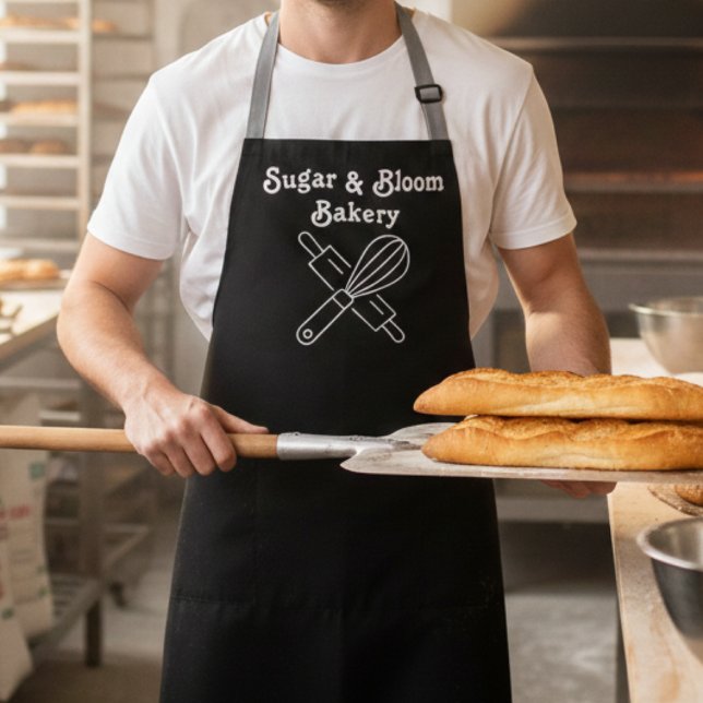Panadería personalizada moderna delantal Chef / pe (Subido por el creador)