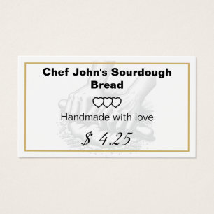 Panadería Sourdough hecha a mano retro vintage par