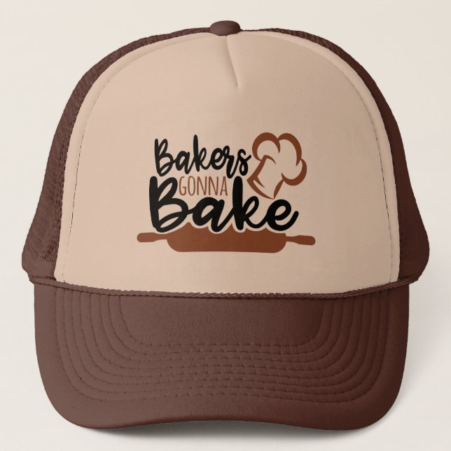 Panaderos lindos que van a cocer el gorra (Anverso)