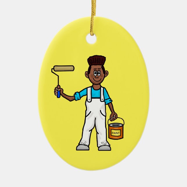 Pañador negro masculino con adorno de brocha de ro (Frente)