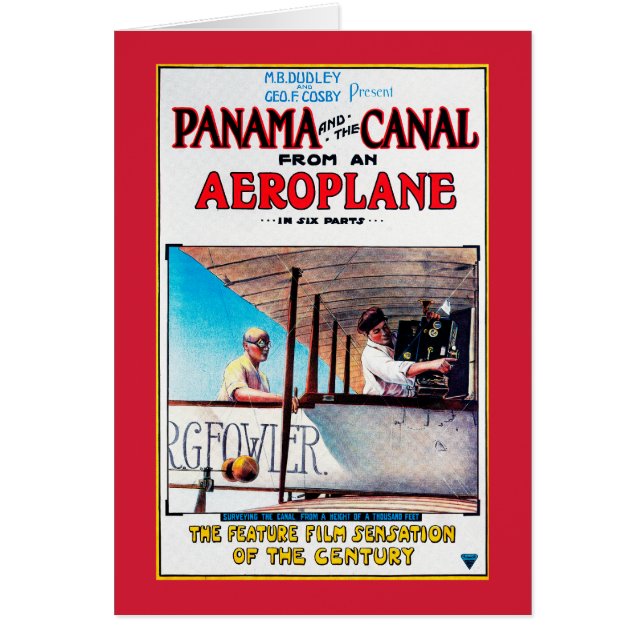 Panamá y la película Promo Poste del Canal Airplan (Frente)