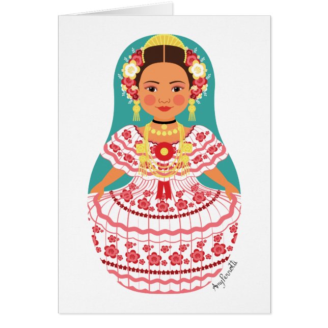 Panamanian Matryoshka Card (Frente)