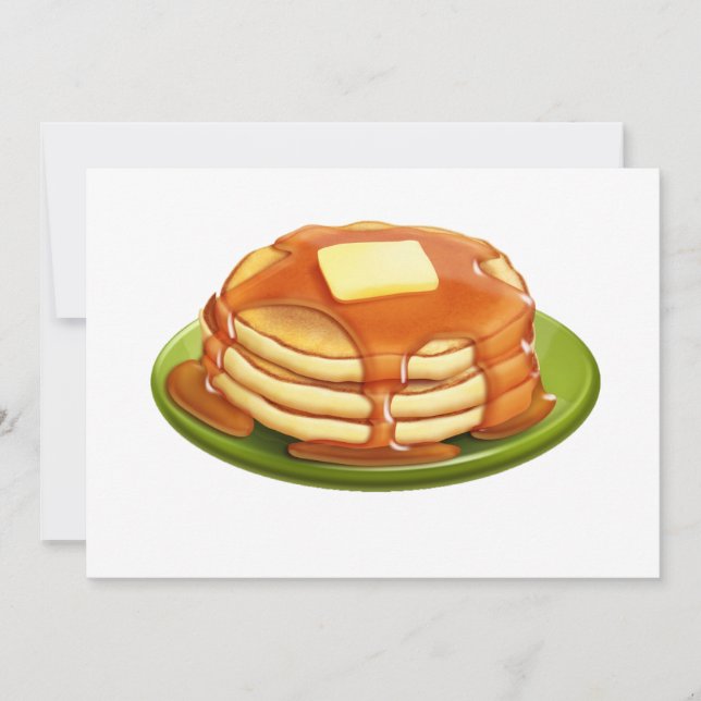 Pancakes Invitaciones (Anverso)