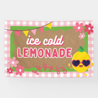 Pancarta con pinta de la bandera Lemonade Stand Pi