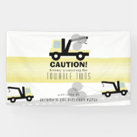 Pancarta de 2º cumpleaños con el naufragio Towable