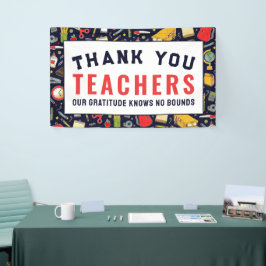 Pancarta de Agradecimiento a Maestros
