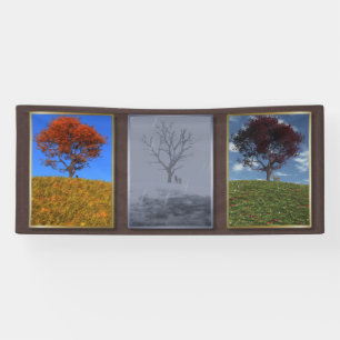 Pancarta de Años para volar rápidamente