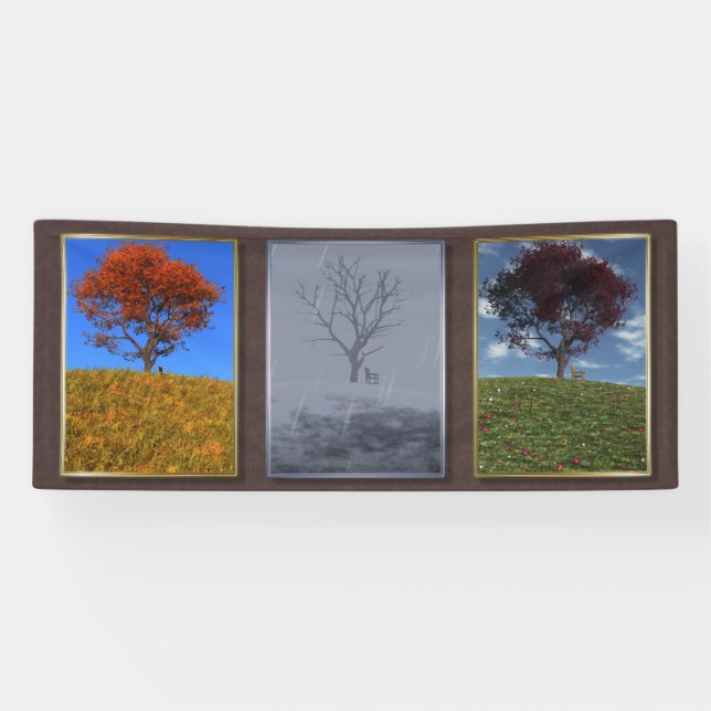 Pancarta de Años para volar rápidamente (Horizontal)