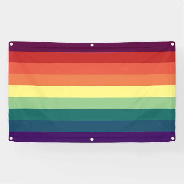 pancarta de arco iris (Horizontal)