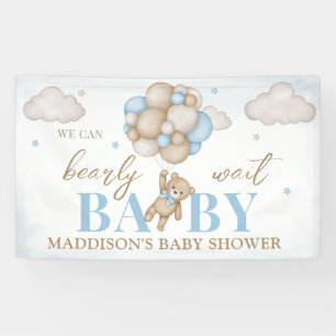 Pancarta de Baby Shower 'Apenas Podemos Esperar'