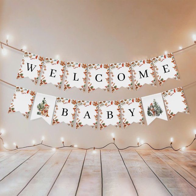 Pancarta de Baby Shower Bunting para Navidades de  (Subido por el creador)
