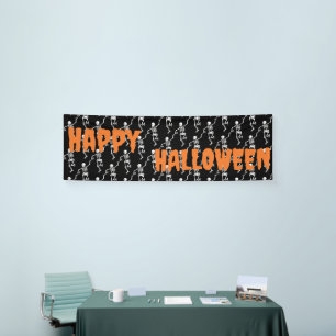 Pancarta de baile Skeletons Halloween - Decoración