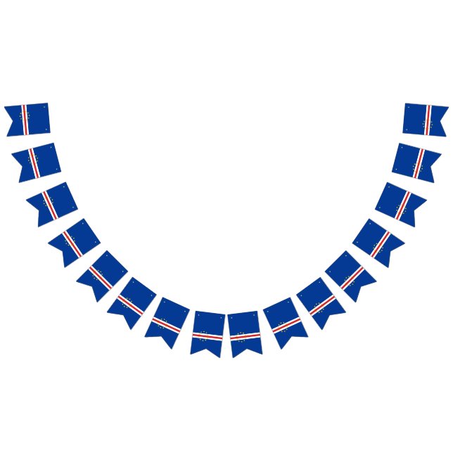 Pancarta de bandera de Cabo Verde (Todo)
