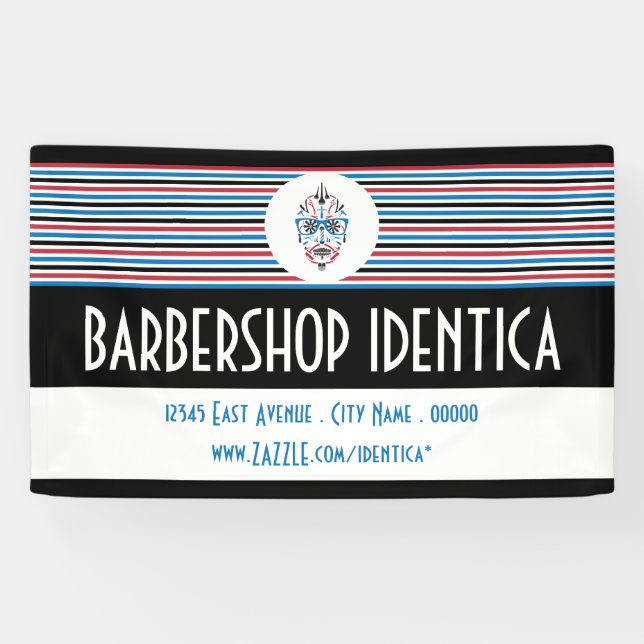 pancarta de barbershop barberboi (Horizontal)
