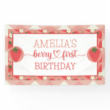Pancarta de Berry First Birthday