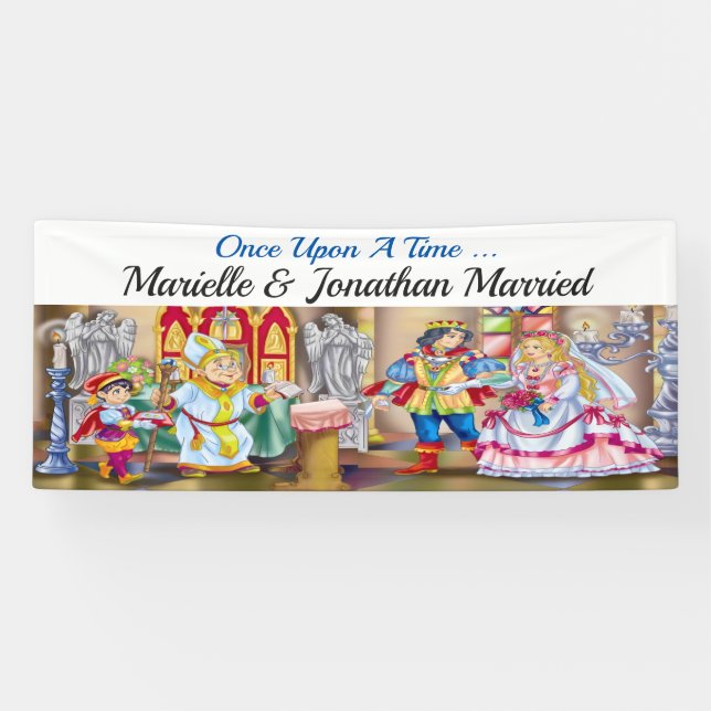 Pancarta de Boda/aniversario de Fairytale (Horizontal)