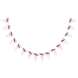 Pancarta de boda con rosa roja romántica – Letras 