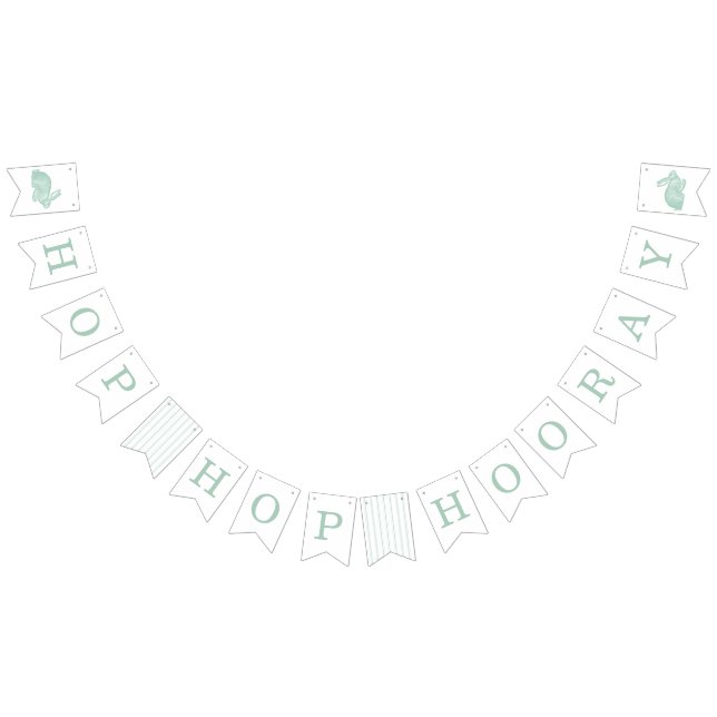 Pancarta de Bunny Frame Easter Bunner - Moneda (Todo)