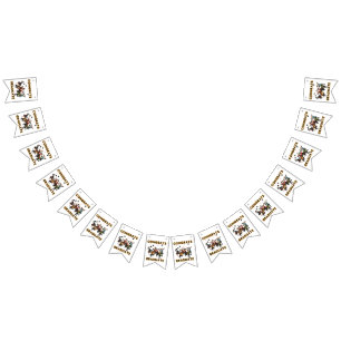 Pancarta de Bunting de Graduados de Felicidades