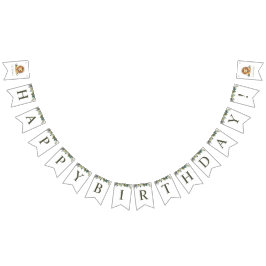 Pancarta de Bunting de Leon Wild One Birthday