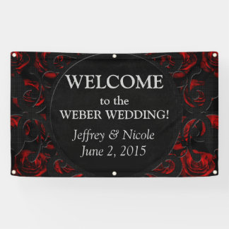 Pancarta de casamiento personalizado personalizado