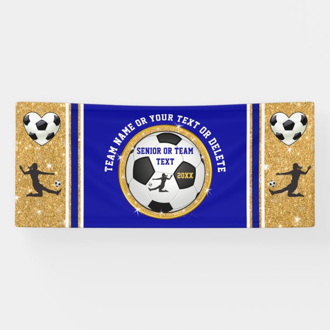 Pancarta de Chicas supercutos para equipos de fútb (Horizontal)