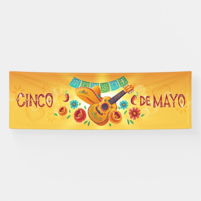 Pancarta de Cinco De Mayo (Horizontal)