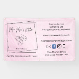 Pancarta de cocina de Moo Moo