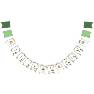 Pancarta de conejo Fiesta Lumberjack es un niño