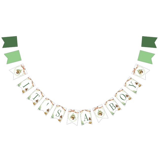 Pancarta de conejo Fiesta Lumberjack es un niño (Todo)