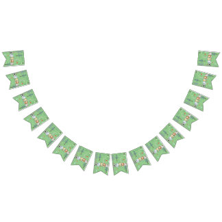 pancarta de conglomerados de criaturas de bosques