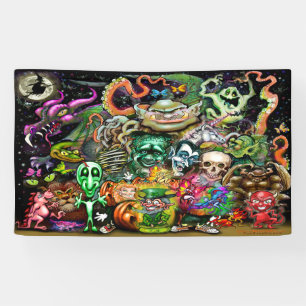 Pancarta de criaturas mágicas