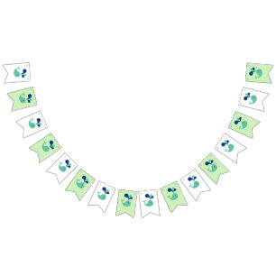 Pancarta de cumpleaños de ballena con espinas extr