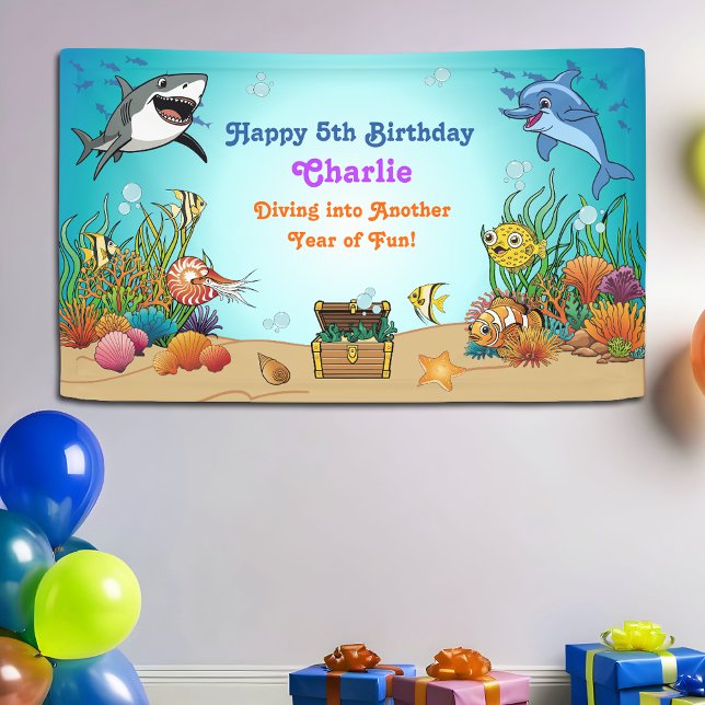 Pancarta de cumpleaños de niños personalizado Unde (Subido por el creador)