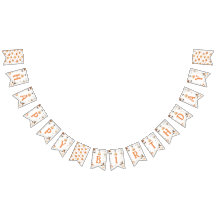 Pancarta de cumpleaños Garland de Halloween