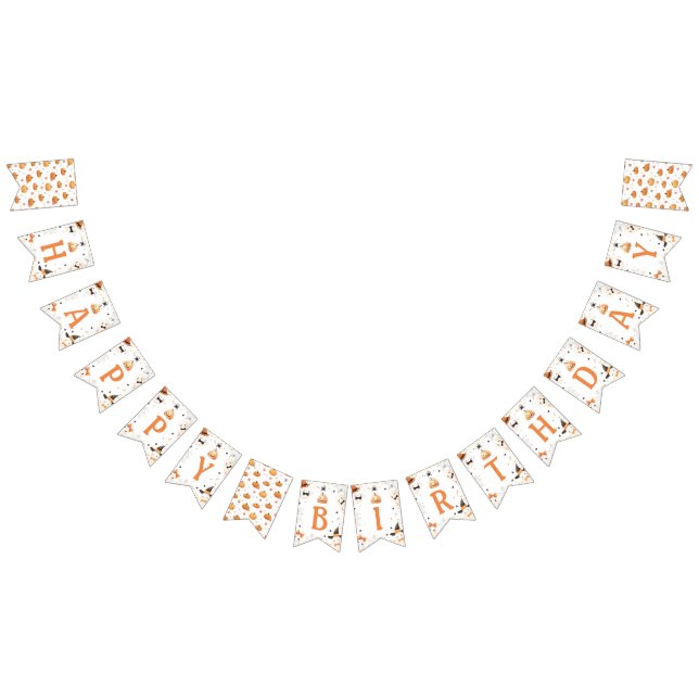 Pancarta de cumpleaños Garland de Halloween (Todo)